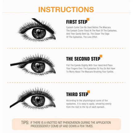O.TWO.O Professional Volume Curled Mascara Natural  Waterproof Lashes Black Curling Tick Eyelash Lengthening Eye Cosmetics