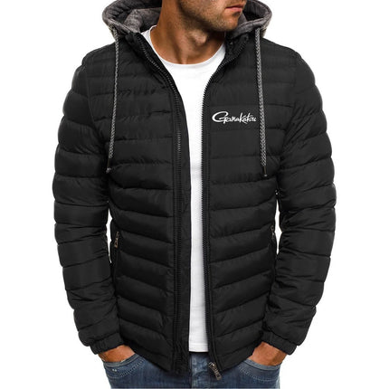 Gamakatsu Fishing 2024 Men's New Autumn and Winter Seven Colour Hooded Jacket Printing Design Exquisite Hooded Coat Tops