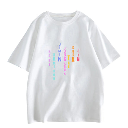 21-BT is Return Arirang Album for Men Women T Shirts Pop TourTee Shirt Short Sleeve O Neck T-Shirts Cotton Printing Clothes