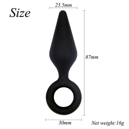 5PCS Silicone Anal Plug Set Butt Plug Prostate Massager for Men Women Gay Adult Sex Toy Kit Back Court Training Gear
