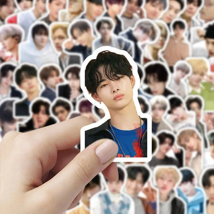 New Kpop Idols JUNGWON HEESEUNG Photo Stickers JAY JAKE NI-KI Stickers Kawaii Waterproof Photo Sticker Fans Collection Gift