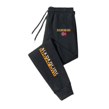 New Men's Sweatpants Spring Autumn Fleece Pants Sportswear Pants Casual Drawstring Pockets Trousers Oversize Sweatpants For Men