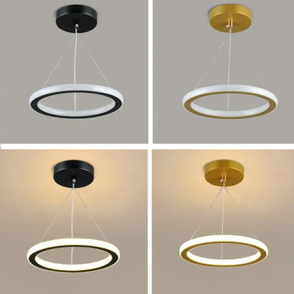 LED Ceiling Lamp 3color in one lamp Modern Style Chandelier Bedroom Light Surface Installation AC85-265V aisle Dining Room Lamp