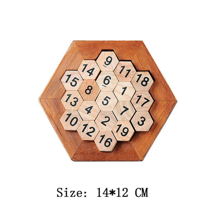 Classic IQ 3D Wooden Puzzle Adults And Kids Casse Tete Baffling Puzzles Headache Brain Development Toys Rompecabezas De Madera