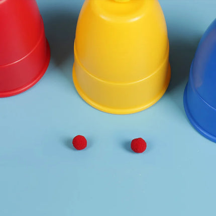 Three Cups Magic Ball Cup and Ball Children Simple Magical Middle Three Immortals Return Cave Immortal Picking Beans Magic Props