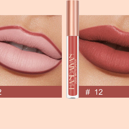 Handaiyan Lip Liner Lipgloss Set Waterproof Matte Liquid Lipstick Pencil Sexy Red Long Lasting Lipliner Makeup Cosmetics