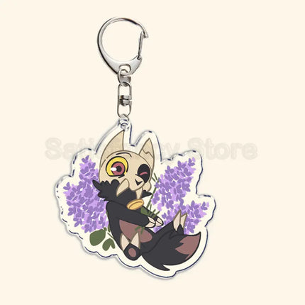 The Owl House Keychain Luz Noceda King Eda Hooty Acrylic Key Chain Pendant Key Ring Keychains for Bag Pendant Aaccessories Gift
