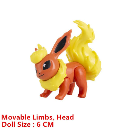 4-13Cm Pokemon Anime Figure Charizard Mewtwo Pikachu  Mew Psyduck Collection Pokemon Action Toys Model Birthday Gifts