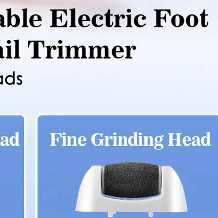 Electric Foot Grinder Auto Pedicure Tools Foot Sandpaper File Dead Wet Dry Hard Skin Callus Remover Rechargeable Foot Cleaner