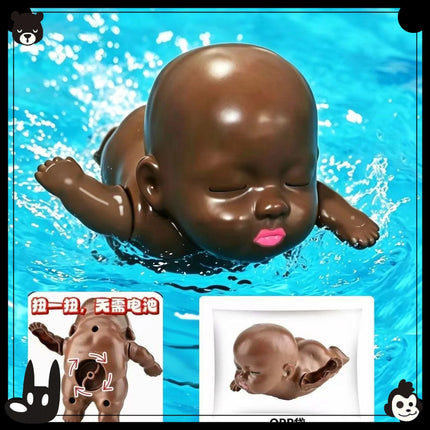 Popular Funny Swinging Black Doll Toy Cute Rotating Prank Toy Abstract Ugly Cute Figure Creative Gift Swimming Beach Leisure Pla