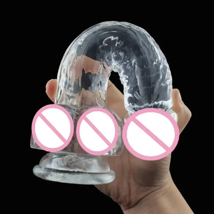 4colors with Egg Shaped Dildo with Strong Suction Cups Soft and Flexible Textured and Curved Design Suitable for G-spot and Play