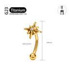 Gold 1.2x10mm
