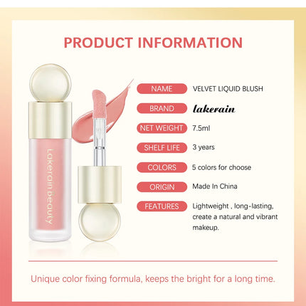 Blush Liquid Blusher Real Makeup Blush Matte Palette Blusher Cosmetics Products Liquid Cream Stick Pink Face raremakeup Beauty