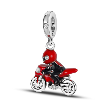 Charms Plata De Ley 925 Red Color Series Charm Red Elephant Animal Fruit Beads of Original Fits Women Anniversary Jewelry Charms