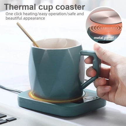 Convenient heating and warming coaster for winter,multifunctional 55 ° constant temperature coaster,home intelligent milk warmer
