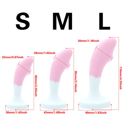 Silicone Anal Plug G-point Massage Gem Crystal Base Butt Plug Anal Masturbation Stimulator Anal Dilatancy Dildos Adult Sex Toys