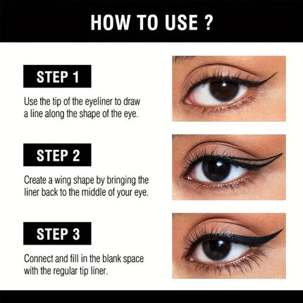 Waterproof Black Brown Eyeliner Pencils-Smudge-Proof, Long-Lasting &Beginner-Friendly Smooth High Pigmented Punk Eye Makeup
