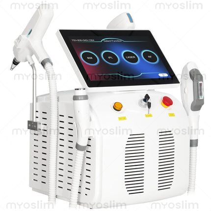 4 IN 1 Soprano Titanium Ice Platinum RF Diode 755 808 940 1064nm 4 Wave Laser ND:YAG Machine Painless Hair Removal Machine