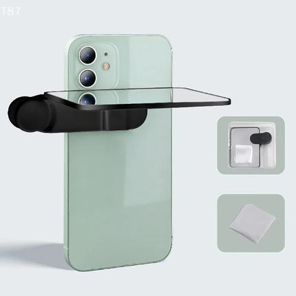 Universal Adjustable Reflection Clip Kit For Phone Android Smartphone Camera Mirror Reflection Clip Phone Selfie Reflector Tool