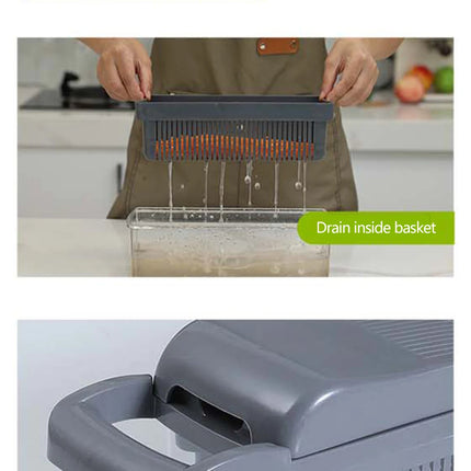 Vegetable Cutter Multifunctional Slicer Fruit Potato Peeler Carrot Grater Kitchen accessories basket vegetable slicer
