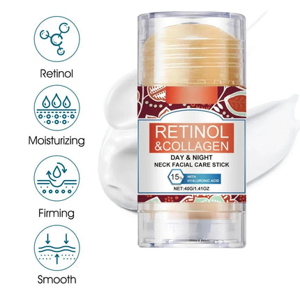 Retinol & Collagen Neck Cream Firming Moisturizing & Lifting | Hyaluronic Acid for All Skin Types