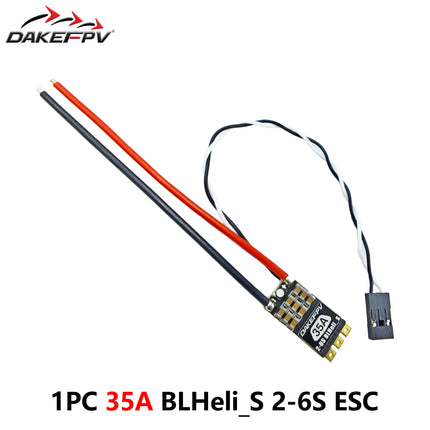 DAKEFPV 35A 45A BLHeli_S BLS 2-6S ESC Built-in Programmable RGB LED ONESHOT125 D-Shot 150/300/600 For RC FPV Quadcopter Frame