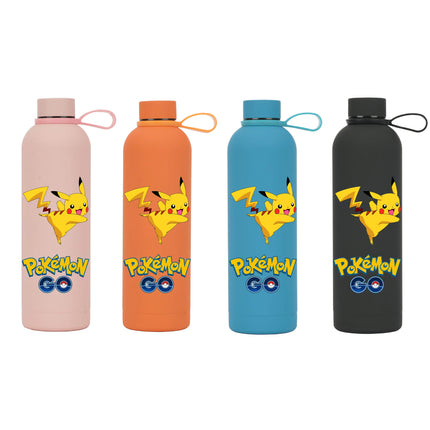 500ML Pokemon Pikachu Charizard Bulbasaur Thermos Bottle Vacuum Flasks Small Diameter Keep Cold and Hot Sports Water Bottles