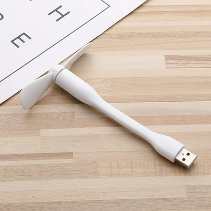 USB Small Fan Flexible Bendable Fan For Power Bank Laptop PC AC Charger Portable Hand Cool Mini Fan For Computer Summer Gadget