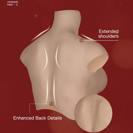 KUMIHO 7TH GEN Bloodshot Silicone Breast Forms No Oil Fake Boob for Crossdressing Sissy Drag Queen Shemale Transgender Cosplay