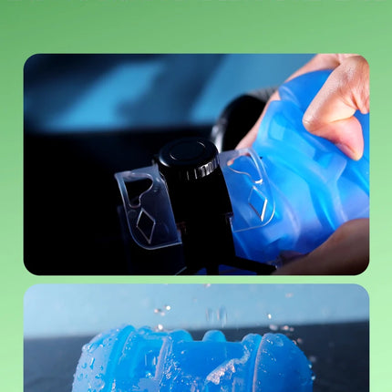 Fully Automatic Handle Masturbator 6-Segment Fixed-point Telescopic Male One-Key Burst Masturbation Cup Trainer Sex Toys for Men