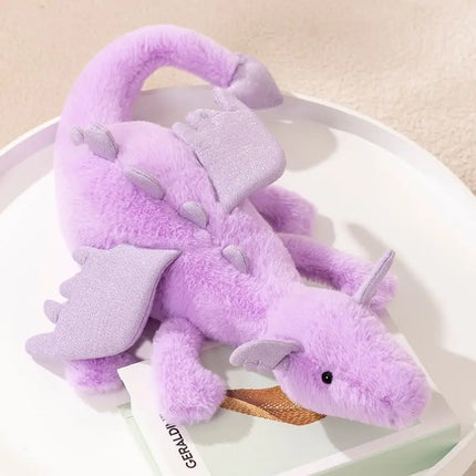30-90CM Flying Dragon Doll Plush Animal Cotton Doll With Flying Wings Dinosaur Stuffed Toys Home Sofa Decer Soft Pillow Kid Gift