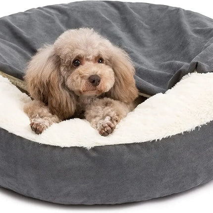 Pet Semi-enclosed Kennel Cat Litter Teddy House for Small Medium Dogs Cats Winter Warm Cushion Blanket Pet Sleeping Supplies
