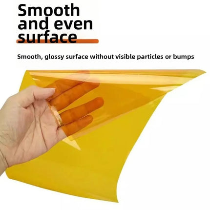 6Pcs DIY Melting Beads Baking Cloth Visible Tawny Heat Resistant Ironing Sheets Reusable Heatproof Beads Heat-resistant Paper