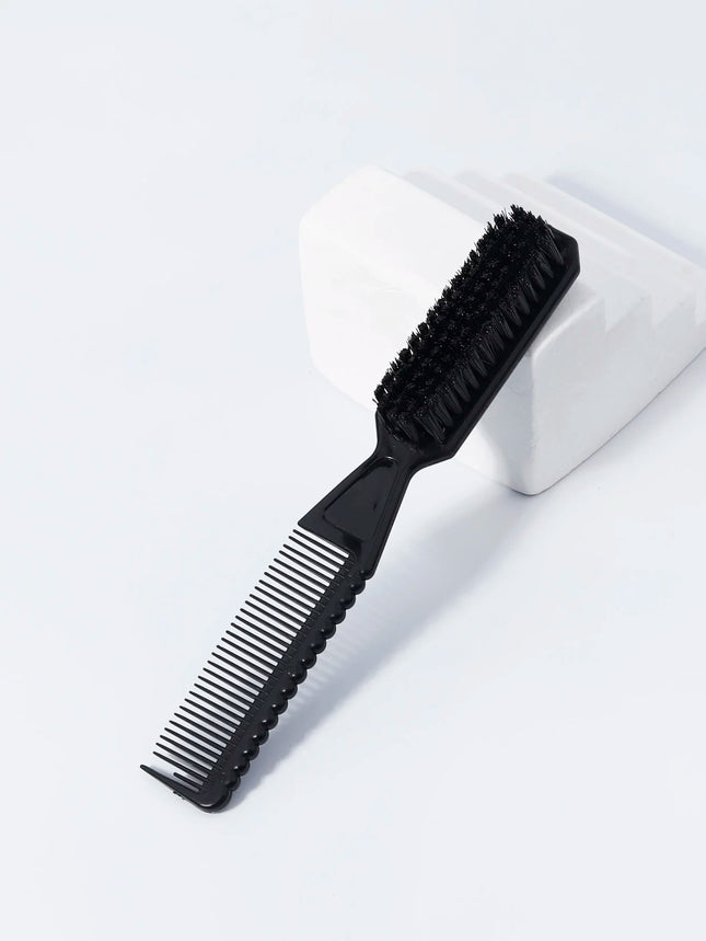 1 piece of new double-sided professional barber neck brush comb shaving salon carving cleaning brush Special for real hair wigs