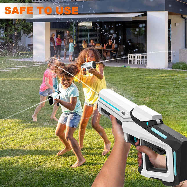 Rechargeable Electric Water Guns for Adults Children Powerful Shooting Automatic Absorb Water Blasters Outdoor Pool Kids Toys
