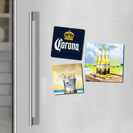 C-Corona E-Extra Beer Magnet Products Personalized Sublimation Fridge Refrigerator Magnets For Kitchen