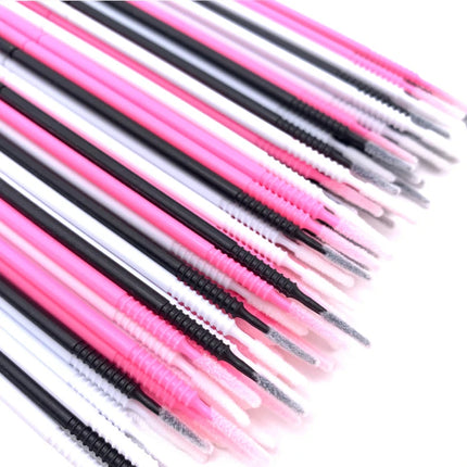 Disposable Long Head Lashes Micro Brushes Eyelashes Mascara Swab Lash Extension Tools Micro Applicator Wands