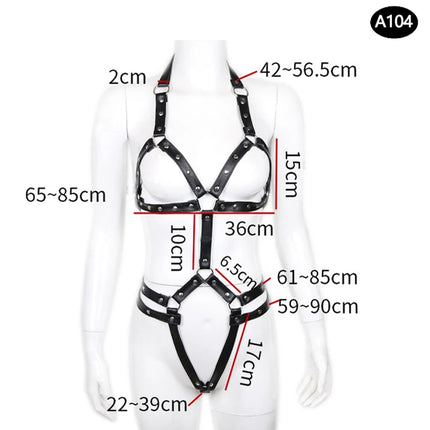 Body bondage harness leather belt erotic clothes sexy lingerie adult games restraints sex toys for couples women bdsm tools