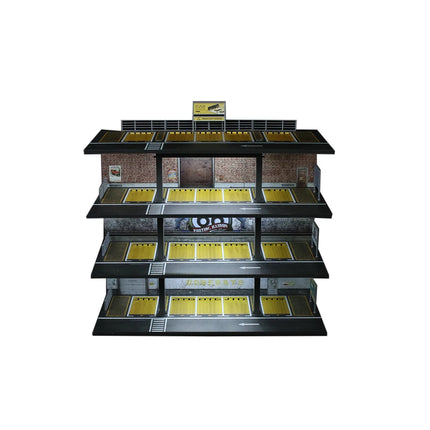 TimeMicro&MoreArt 1:64 Japanese three-storey parking building garage storage display scene - stock - fast delivery