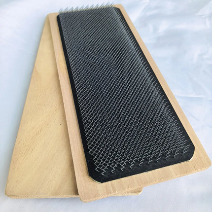 Wood Drawing Mat for Wig Making with Curved Needle And Hair Holder - Use Drawing Card