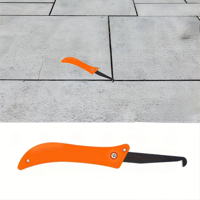Heavy metal weed control tool - durable, lightweight, and foldable garden weed cleaner, outdoor weed control accessories