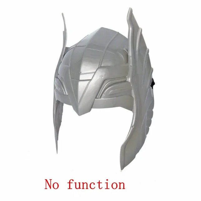 Movie The Avengers Alliance LED Glowing And Sounding Thor's Hammer Light Mask Thor Action Figures Cosplay Kids Halloween Gift