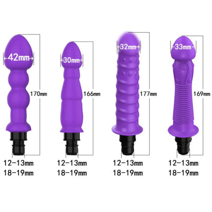 Massage Gun Head Vibration Message Gun Vibrators for Female Man Attachments  Silicone Heads for Fascia Massage Gun Percussion