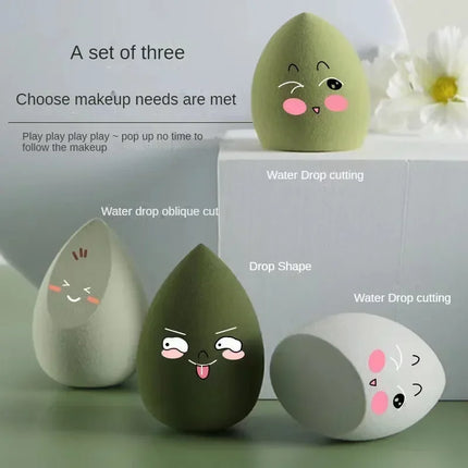 4PCS Beauty Eggs Set Seamless Smudging More Hygienic Prevents Bacteria Buildup Create A Flawless Makeup Look Beauty Egg Case