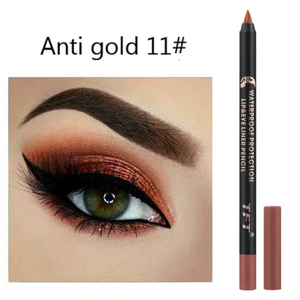 Matte Blue Eyeliner Pencil Waterproof Lasting Colourful Pigment Black White Yellow Eye Liner Pen Not Bloom Eyes Makeup Cosmetics