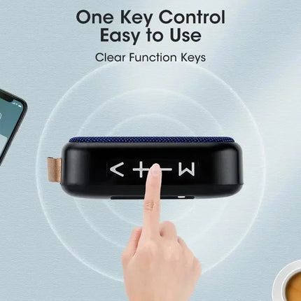Portable Speakers Outdoor Bluetooth 5.0 Mini Oxford Loudspeaker Wireless Column 3D Stereo Music Player Surround Hifi Sound Box
