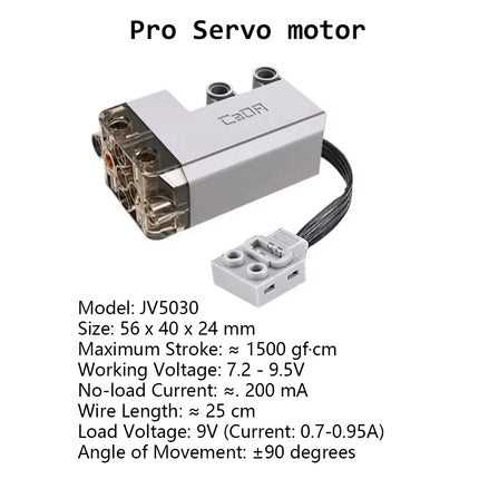 MOC Power Functions Technical Motor Parts CaDA Compatible with Legoeds Building Blocks Remote Control 2.4G Lithium Battery Box