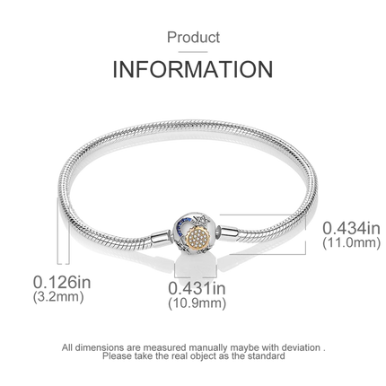 925 Sterling Silver Bracelets 17-20CM Original Leaf Clover Butterfly Heart Bracelet Fit DIY Charms Beads Fashion Women Jewelry