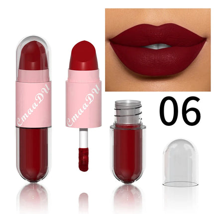 Halloween Lip Gloss Set, 3-Piece Non-Stick Shiny Lipstick, Glittery Purple and Black Lip Colors, Long-Lasting, Non-Transfer