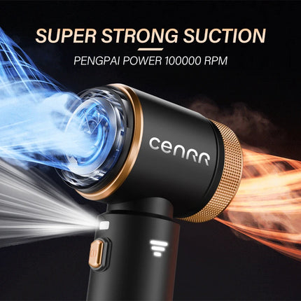 CENRR New Powerful Wireless Car Vacuum Cleaner 985000PA Strong Suction Portable Car Cleaner for Home Appliance Air Blower